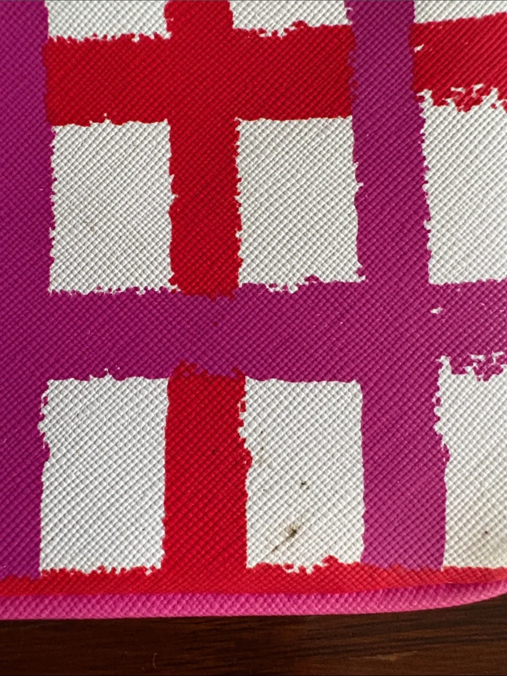 DABNEY LEE Pink & Red Heart Zip Pouch